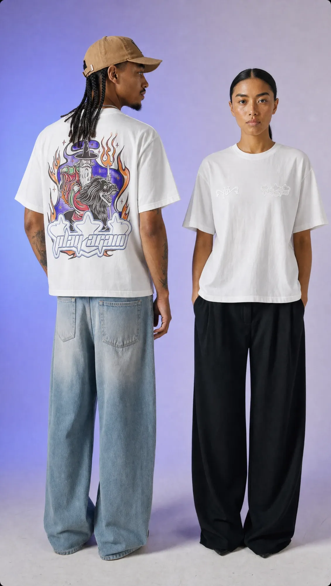 Camiseta del mago, espalda